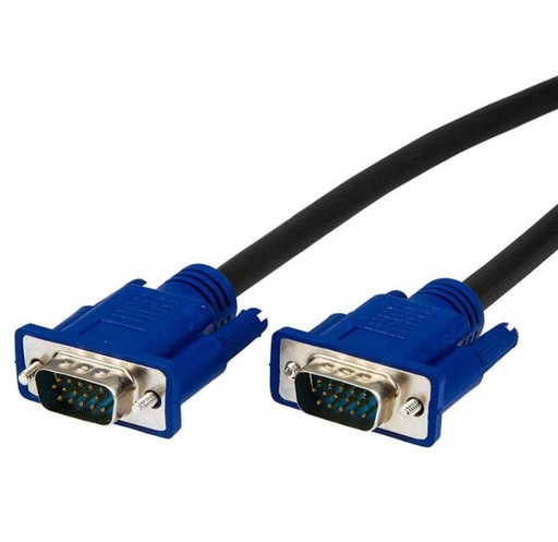 [CBL-AV-ARG-CB0075-BK-423] Argom CB-0075 Cable VGA to VGA / M-M / 6&quot; (1.8m) / Black
