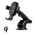 Argom AC-0160BK QI Certified Wireless Fast Charger Car Mount Holder