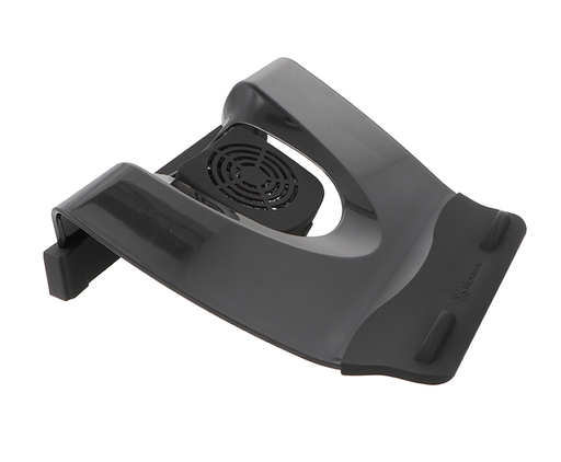 [KLP-MSC-ACC-KNS110B-GR-423] KLIP KNS-1108  - Portable Aluminum Notebook Stand With Fan / Until 17&quot; / 4x USB / Gray