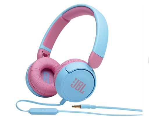 [JBL-AYM-ECL-JR310-BL-423] JBL JR310 Headset - Sonido seguro para niños, hasta 30 horas / 35.mm / Azul