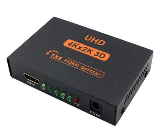 [ACC-AV-ZOE-ZOSS64-BK-423] Zoecan ZO-SS64 HDMI Splitter 1-to-4 / Black
