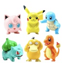 Generico Figura Set de 6  Pokemon - 4CM