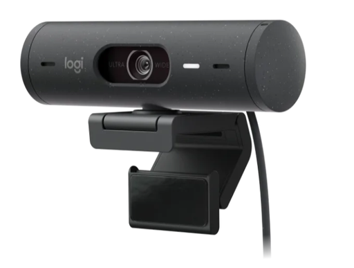 [CAM-WEB-LOG-960001412-BK-423] Logitech Brio 500 - FHD + HDR Webcam / 1080p 30fps (720p 60fps) / USB-C - Negro