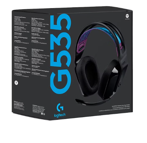 [HYM-GAM-LOG-981000971-BK-423] Logitech G535 LightSpeed Wireless Gaming Headset - Bluetooth / USB - Black