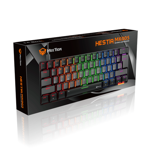 [KYM-GAM-MEE-MK005B-NA-124] Meetion Hestia MK005B Mechanical Gaming Keyboard 60%