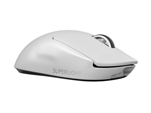 [LOG-ACC-ACC-910006636-WH-124] Logitech PRO X SuperLight2 Mouse Gamer Inalambrico para Videojuegos LightSpeed- Sensor Hero2 / USB / Blanco
