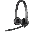 Logitech H570E Headset / USB / Black