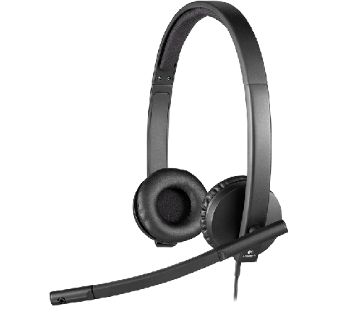 [LOG-HYM-CN-98100574-BK-420] Logitech H570E Auriculares / USB / Negro