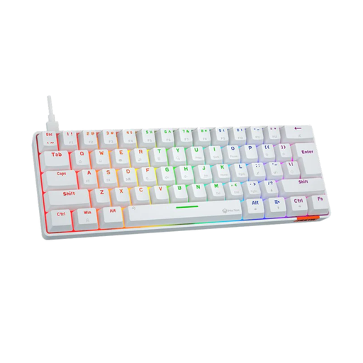 [KYM-GAM-MET-MK005-WH-124] Meetion Hestia MK005 Mechanical Gaming Keyboard 60% - White