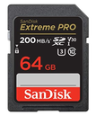 SanDisk Extreme Pro SDXC - Tarjeta de Memoria  de 64GB / SDXC UHS-I / Class 10 / V30 