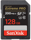 SanDisk Extreme Pro SDXC - Tarjeta de Memoria  de 128GB / SDXC UHS-I / Class 10 / V30 