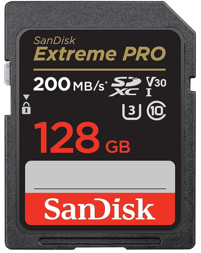 [SAN-MEM-MSD-SDSDXXD128GGN4IN-NA-124] SanDisk Extreme Pro SDXC - Tarjeta de Memoria  de 128GB / SDXC UHS-I / Class 10 / V30 