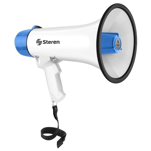 [BOC-CON-STE-MG255-BK-124] Steren MG-255 Megaphone with Voice Recorder + Rechargable Battery - 25W