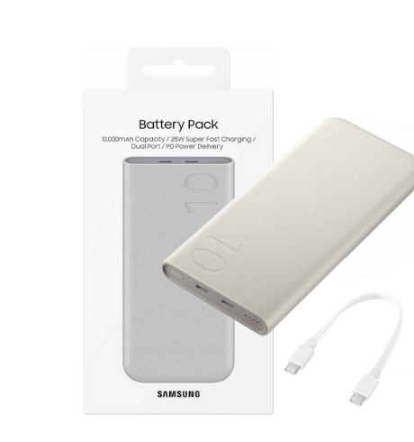 [SAM-CEL-ACC-P3400-BE-224] Samsung P3400 Battery Pack 10,000mAh capacity/25W Super Fast Charging /Dual Port/PD Power Delivery