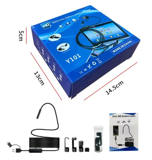 [GEN-CEL-ACC-Y101/Y102-NA-224] Generic Y101/Y102 HD 3in1Type-C&amp;Micro usb&amp;PC Endoscope
