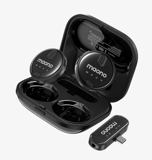 [MNO-GAM-MIC-WM620-224] Maono WM620 Microfono Inlambrico con receptor Tipo-C +2 Microfonos