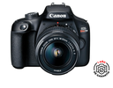 Canon EOS Rebel T100 EF-S - Photographic camera / 2.7” Screen / ISO 100-6,400 /  Full HD 30p / Black 