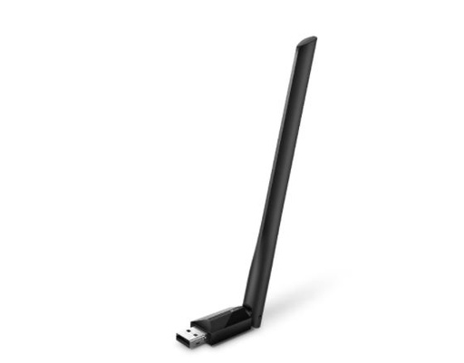 [TPL-NT-ACC-T2UPLUS-BK-420] Tp-Link Archer T2U Plus USB Inalambrico Dual Band / AC600 de Alta Garancia / USB / Negro