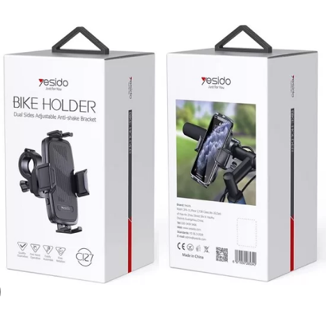[GEN-CEL-ACC-C127-NA-224] Yesido C127 Bike Holder Dual sides Ajuastable Anti-shake Bracket