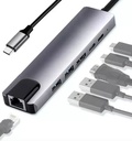 Zoecan ZO-CA128 Docking 6-en-1 USB-C / HDMI, RJ45, USB3.0 *2, USB-C