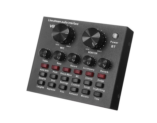 [GNC-GAM-ACC-V8SOUND-BK-324] V8 Professional Live Sound Card