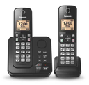 Panasonic KX-TGC362  Digital Enchanced Cordless Tlecommunications Dual Headphones - Black