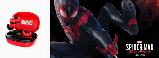 [XTE-ACC-ACC-XTHM701SM-RD-424] Xtech XTH-M701SM - Edición Spider-Man Miles Morales Auriculares TWS / Inalámbricos / Rojo