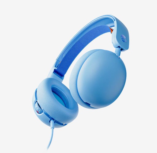 [SKULL-AYM-S6KAYR740-BL-125] Skullcandy Grom / Audífonos de Cable 3.5mm para niños/ AZUL