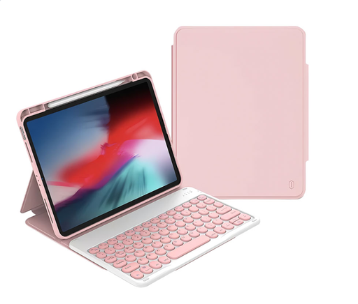 [WIWU-COM-ACC-JMS0012018-PK-125] WIWU JMS001 2018 Funda con teclado para Ipad Air 10.9&quot;/11&quot; // ROSADO