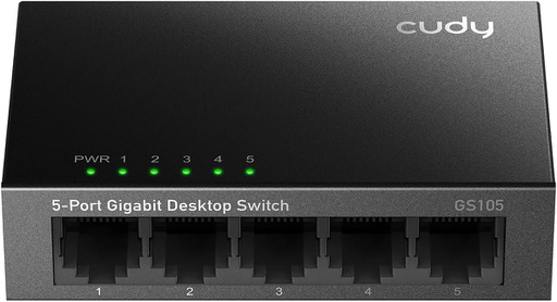 [NET-SWT-CUD-SG105-NA-225] Cudy GS105 5-Port Gigabit Desktop Switch