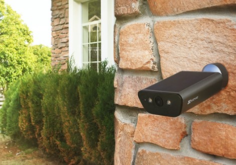 [EZV-CAM-SUR-EB5-NA-225] Ezviz EB5 - Cámara 4K Smart Inalambrica para vigiancia en exteriores con Panel Solar Integrado / IP65 / Negro