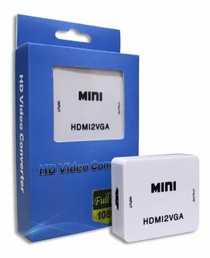 [ADP-MSC-ZOE-ZOAVVGA-WH-225] Zoecam ZO-AV-VGA Adaptador Audio/Video RCA-to-VGA - con Audio