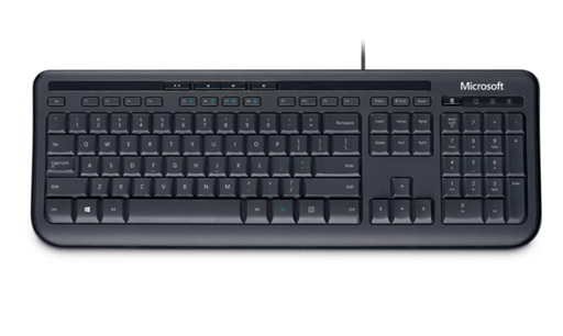[MIC-KYM-BT-ANB00004-BK-320] Microsoft Keyboard  Wired Desktop 600 - USB / Black