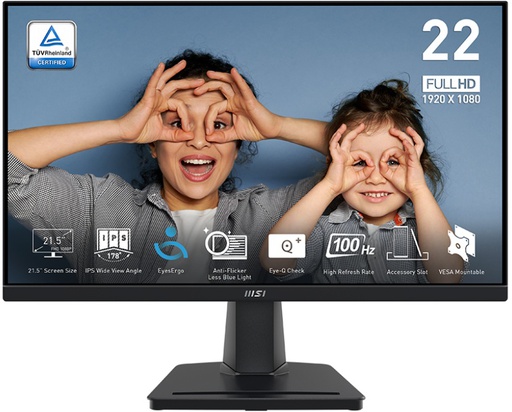 [MON-GAM-MSI-MP225-BK-225] MSI MP225 Gaming  Monitor 21.5&quot; 100Hz