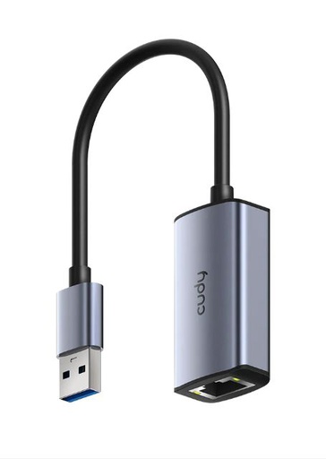 [CYD-LAN-ADP-UE10A-NA-325] CUDY UE10A Adaptador de Red Gigabit USB-A to RJ45.