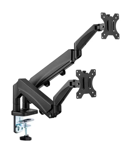 [MON-ACC-KMX-M3B-BK-325] Generic M3B - Articulating Pole Mount Dual Monitor Bracket - up to 32&quot; / VESA / Space Gray  