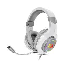 [RED-AYM-ACC-H260WRGB-WH-425] Redragon Hylas - H260W-RGB Gaming Headphone with microphone  /  3.5mm / USB / White